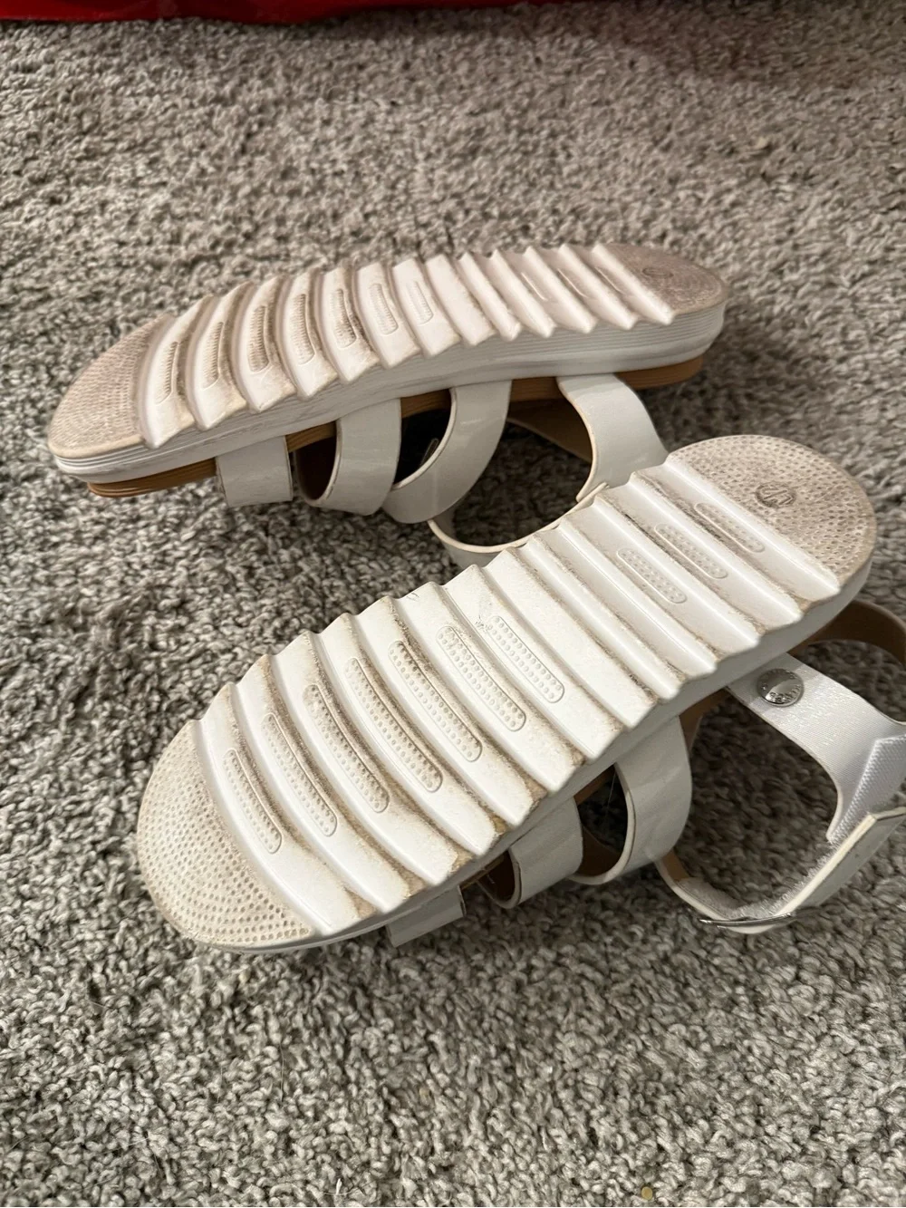 Bundle 3 for $12 Vince Camuto White Glitter Triple-Strap Kids Sandals
